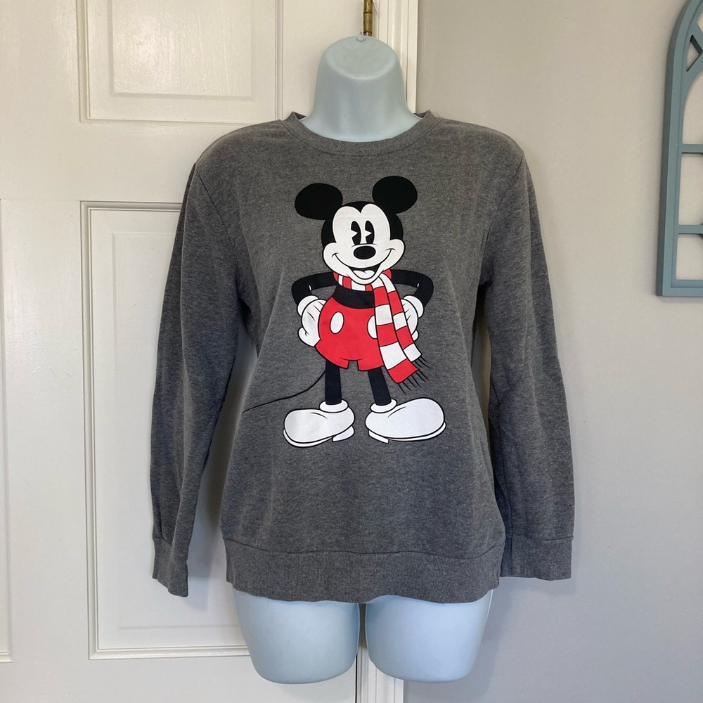 Disney Gray Mickey Mouse Apparel - Picture 1 of 3